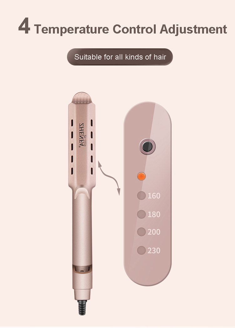 adjustable temperature hair straightener