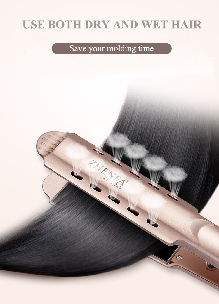 wide plate hair iron